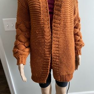 Women long cardigan size small